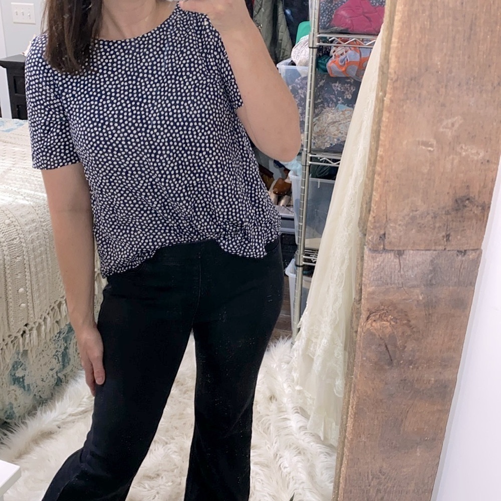 Boden polka dot shirt size 6